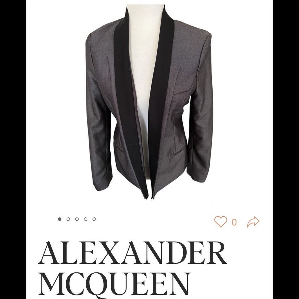 Alexander McQueen blazer, size 36